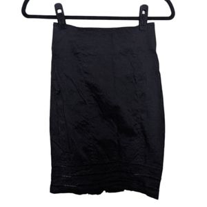 Bebe Black Bodycon Pencil Cut Out Skirt 🖤✨